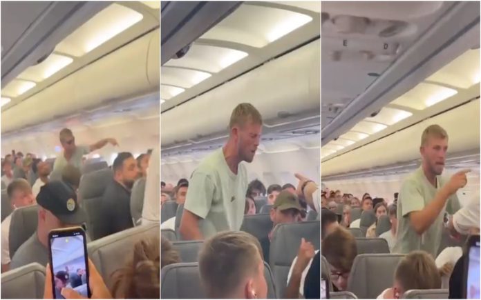 Passageiro britânico tenta abrir porta de avião e é contido por outros passageiros