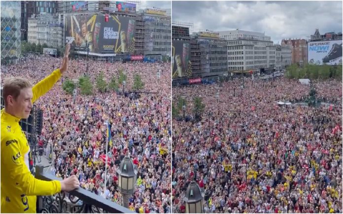 Herói Nacional: Vencedor do Tour de France recebido com euforia na Dinamarca