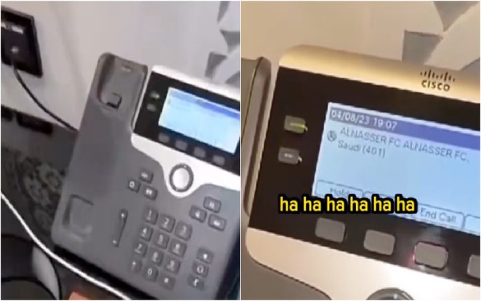 Cristiano Ronaldo ligou por engano para jornalista e o momento ficou registado