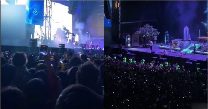 Fãs de Lana Del Rey caem em efeito dominó durante concerto no México