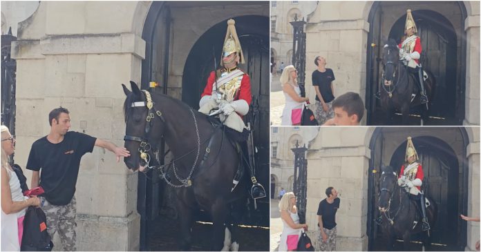 Guarda do rei proporciona momento marcante a jovem com necessidades especiais