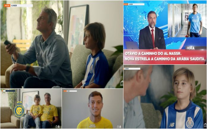 Otávio é apresentado no Al-Nassr num vídeo estranho