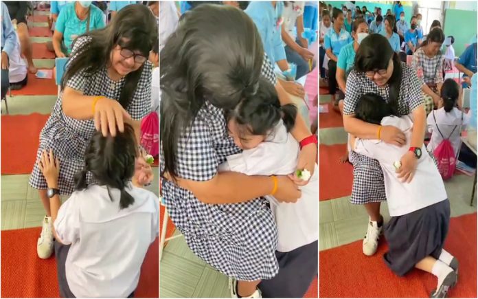 Pai solteiro surpreende ao usar peruca e vestido na festa do Dia da Mãe da filha adotiva