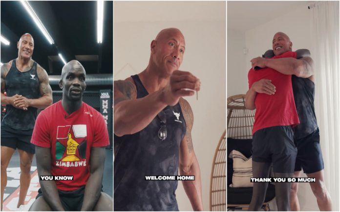 The Rock oferece casa a lutador de UFC que dormia no sofá do ginásio