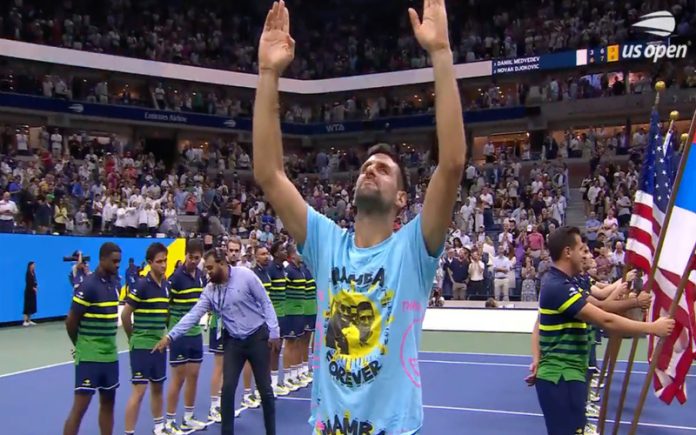 Djokovic homenageou Kobe Bryant após conquistar o US Open