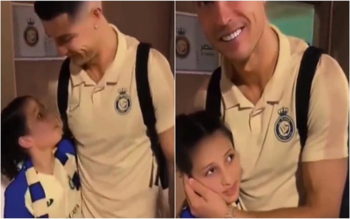 Menina comove Cristiano Ronaldo: "Amo-te mesmo sem te ver"