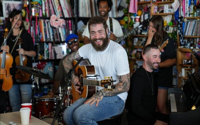 Post Malone atua no incrível Tiny Desk Concert da NPR Music