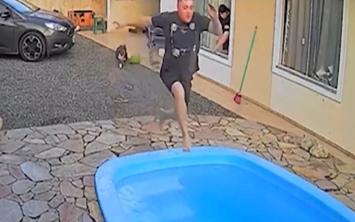 Menino de 4 anos sobreviveu após ser encontrado a boiar na piscina de casa