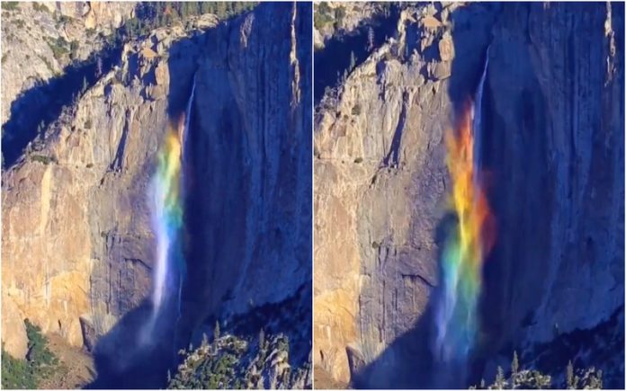 Vídeo que mostra cascata com Arco-Íris no Parque Nacional de Yosemite tornou-se viral