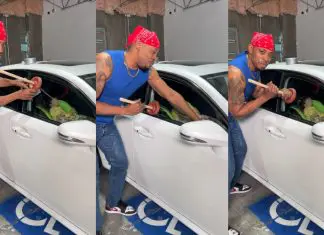 Vídeo viral mostra homem a abrir janela de carro com desentupidor