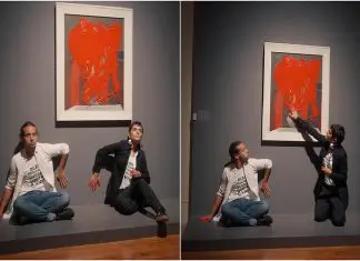 Ativistas vandalizam quadro de Picasso no Museu do CCB em Lisboa