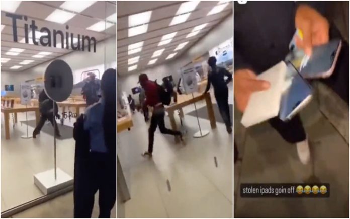 iPhones são roubados de loja mas a Apple intervêm