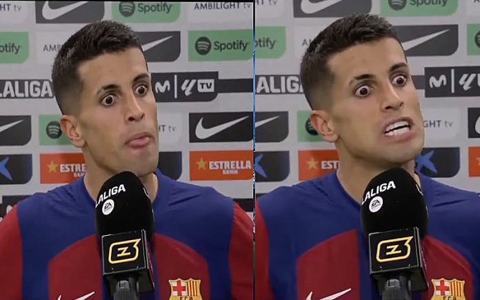 João Cancelo torna-se viral devido aos seus gestos peculiares