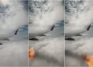 Momento em que motor de avião explode em Voo do Rio de Janeiro para São Paulo é filmado