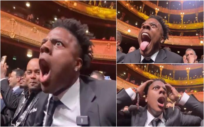 Speed solta grito após ouvir o nome de Messi como vencedor da Bola de Ouro