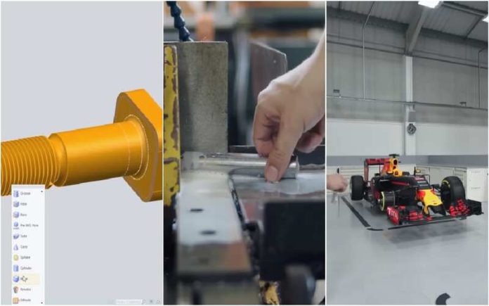 Todos os processos na criação de um parafuso para um carro de Fórmula 1