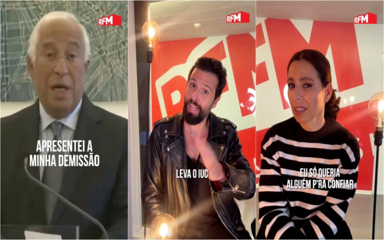 António Costa demitiu-se e a RFM fez uma paródia hilariante