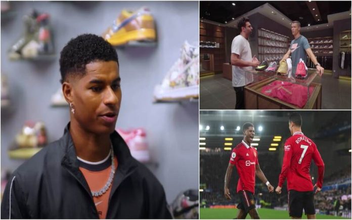Cristiano Ronaldo mandou um presente especial a Rashford