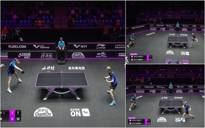 Franceses brilham com o momento do ano no Tênis de Mesa