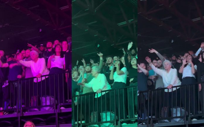 Idosa de 64 anos ganha popularidade nas redes sociais ao dançar no concerto de 50 Cent