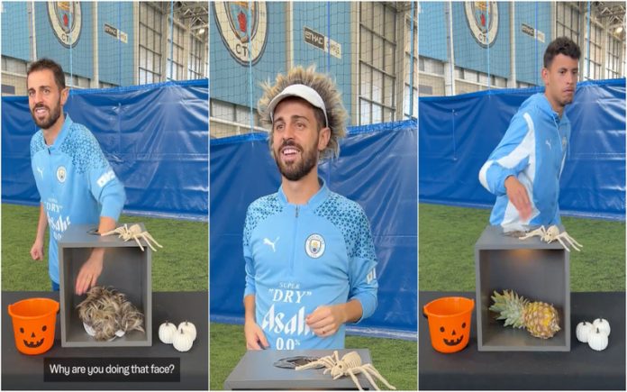 Jogadores do City fazem desafios para o Halloween