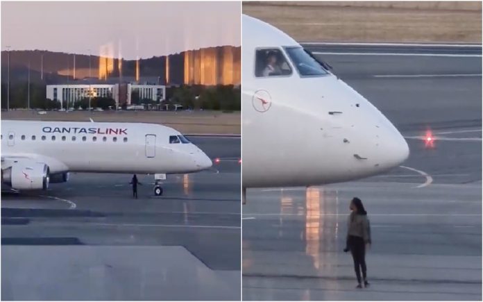 Mulher chega atrasada ao aeroporto e invade a pista de descolagem
