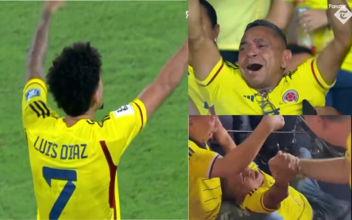 Pai de Luis Díaz chora e quase sofre um enfarte ao ver o filho a dar a volta frente ao Brasil