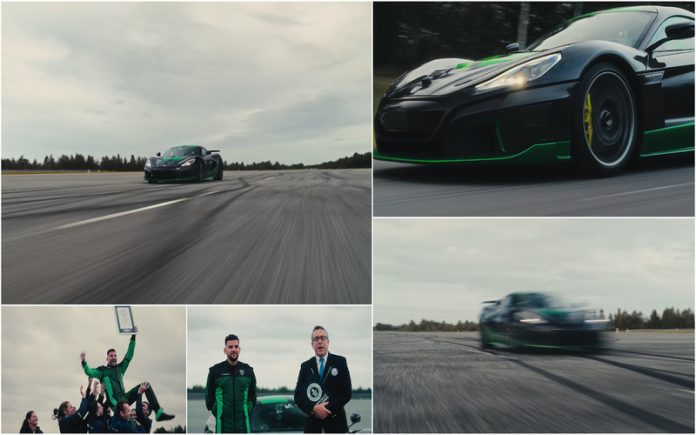 Rimac Nevera bate recorde de velocidade em marcha-atrás atingindo uns íncriveis 276 km/h