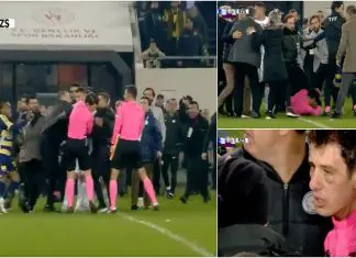 Árbitro turco do Benfica-Salzburgo é atacado pelo presidente do Ankaragucu durante o jogo