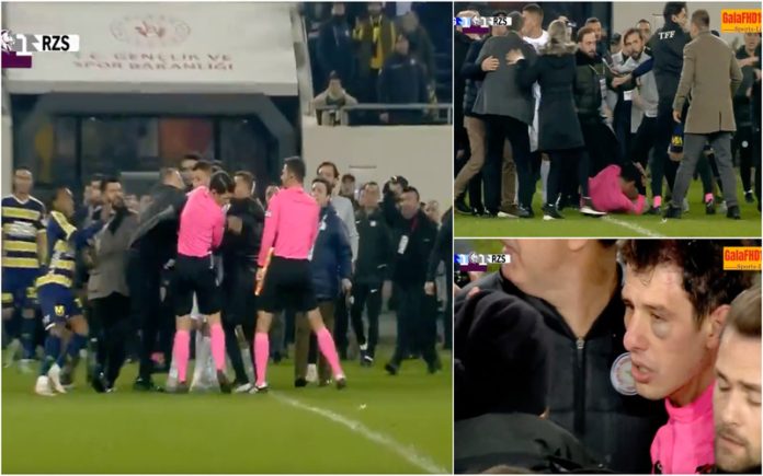 Árbitro turco do Benfica-Salzburgo é atacado pelo presidente do Ankaragucu durante o jogo