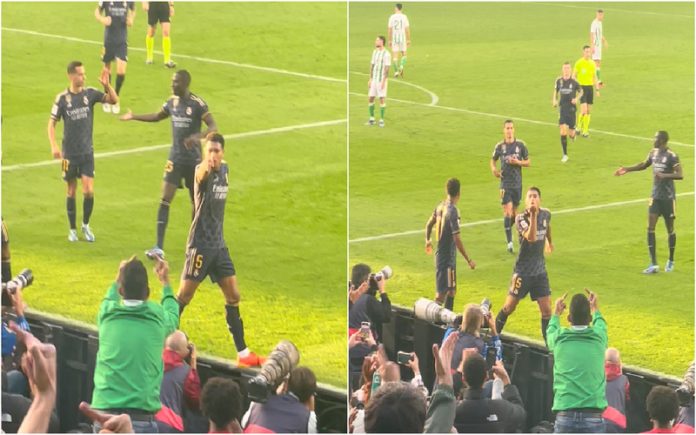 Bellingham envia beijo a adepto do Bétis que fez gestos obscenos à sua frente