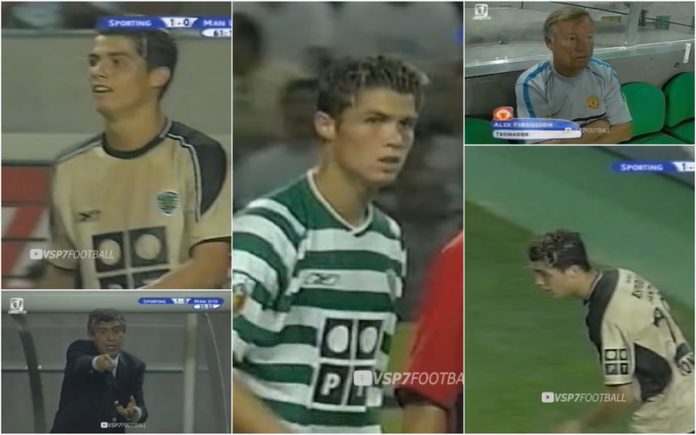 O dia em que Cristiano Ronaldo saltou para as bocas do mundo com apenas 18 anos