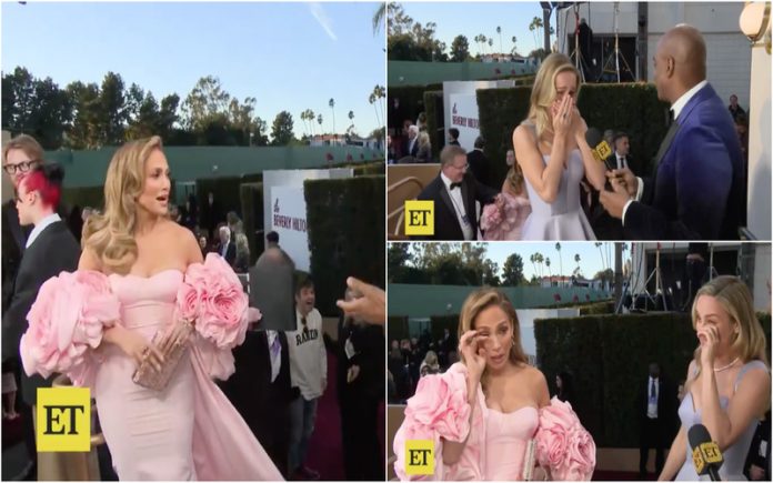 Atriz Brie Larson foi às lágrimas de alegria ao conhecer Jennifer Lopez