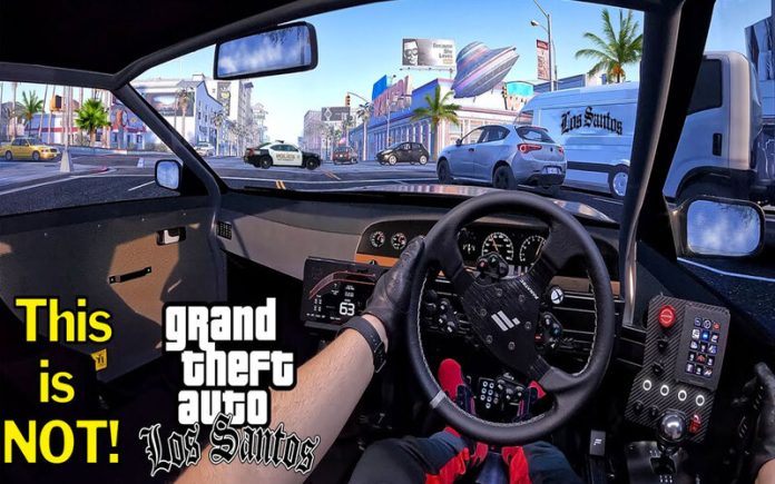 Mapa espetacular de Los Santos do GTA V em Assetto Corsa!