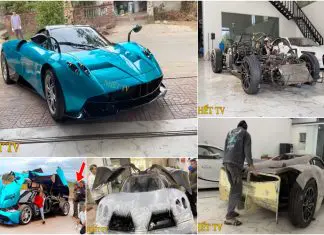 Réplica do Pagani Huayra foi criada numa oficina caseira durante 500 dias