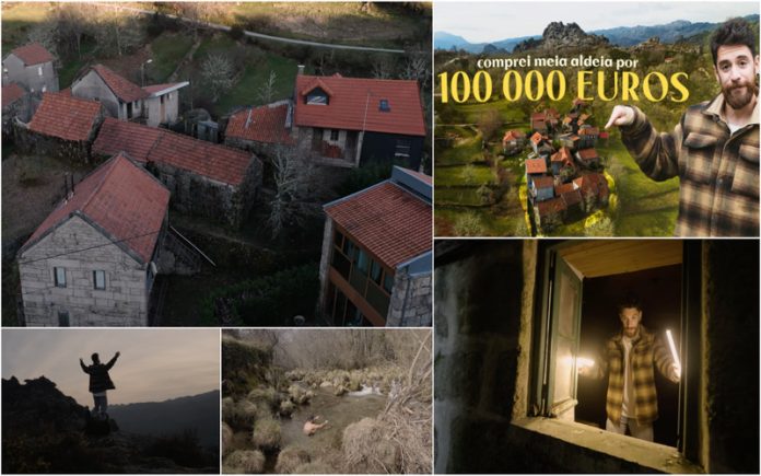 A explorar cada canto Um ano após adquirir metade de uma aldeia no Gerês