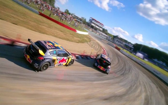 Drone FPV vs Rallycross Vídeo Surreal!