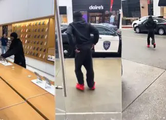 Ladrão rouba mais de 40 iPhones de loja da Apple em menos de 1 minuto
