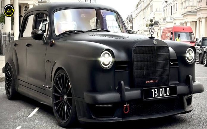 Mercedes 'Ponton' é transformado com Motor C63 AMG Uma fusão única