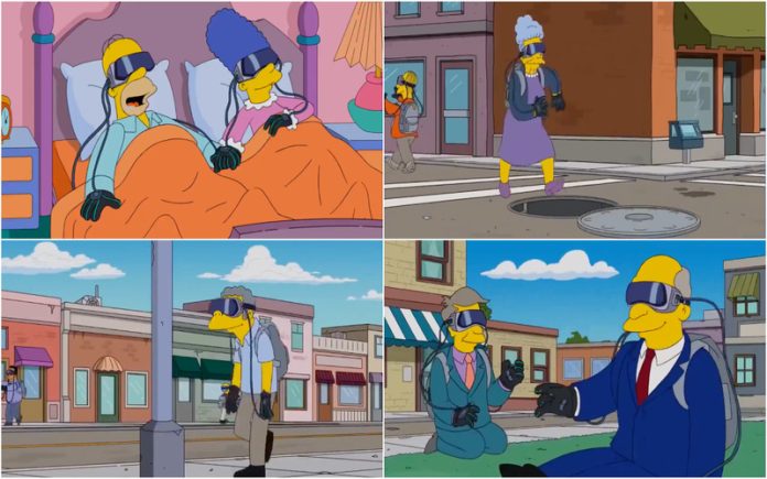 Os Simpsons previram o Apple Vision Pro em 2016