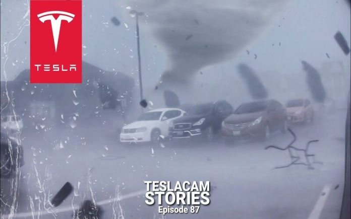 Tesla regista o interior de um tornado com câmera a bordo