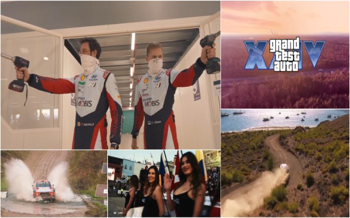 Thierry Neuville e Ott Tanak recriam trailer de GTA 6 para promover o WRC 2024