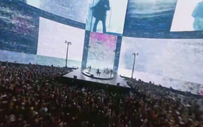 U2 deslumbraram na entrada da cerimónia dos prémios Grammy em Las Vegas