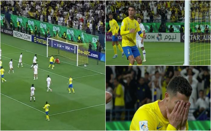 Cristiano Ronaldo é candidato ao falhanço do ano