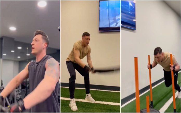 Transformação física de Özil no pós-futebol dá que falar nas redes sociais