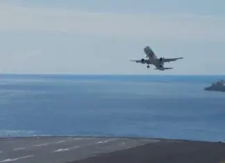 Vento impediu que avião da TAP Air Portugal aterra-se na Madeira e o momento ficou registado