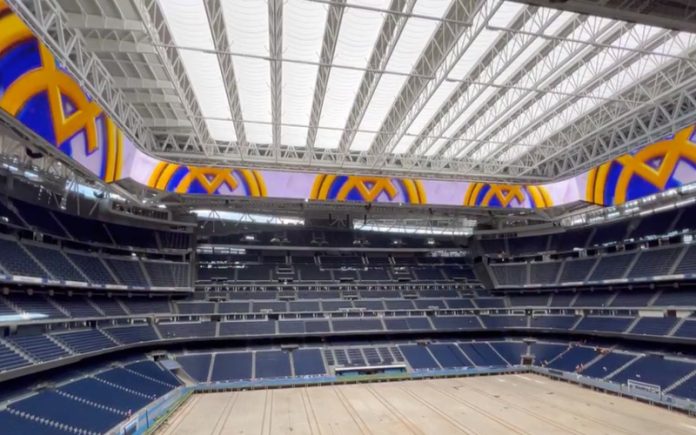 Real Madrid instalou um ecrã de 360 graus no Santiago Bernabéu