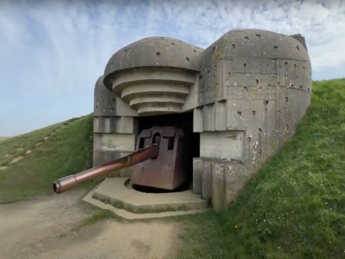 Visita guiada a um bunker construído durante a Segunda Guerra Mundial