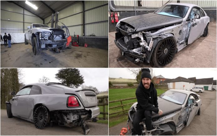 Youtuber pagou 215 mil euros pelo Rolls Royce destruído por Marcus Rashford