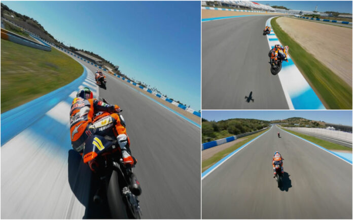 Drone voa a mais de 300 kmh para acompanhar pilotos no Circuito de Jerez